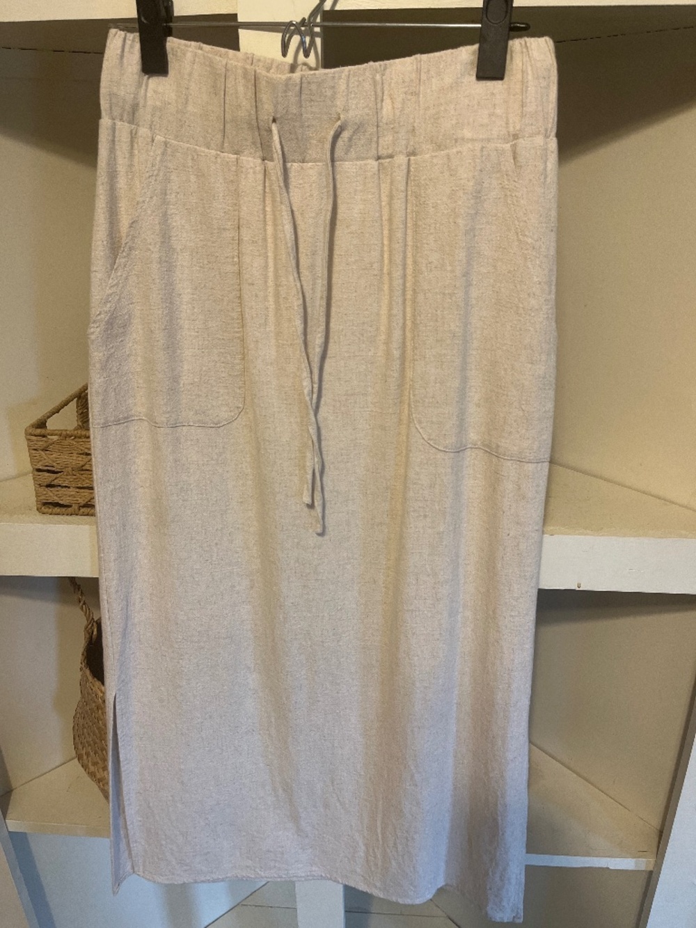 Mainstreet Exchange Linen Skirt - Picture 2 of 4